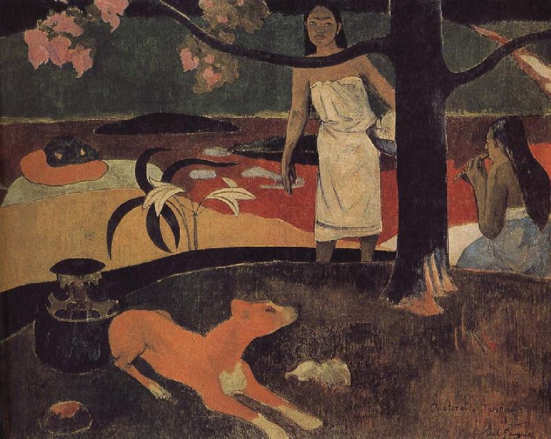 Paul Gauguin Tahiti eclogue oil painting image